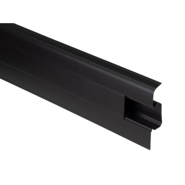 Listwa przypodłogowa SG75 2,2m Czarny Gładki